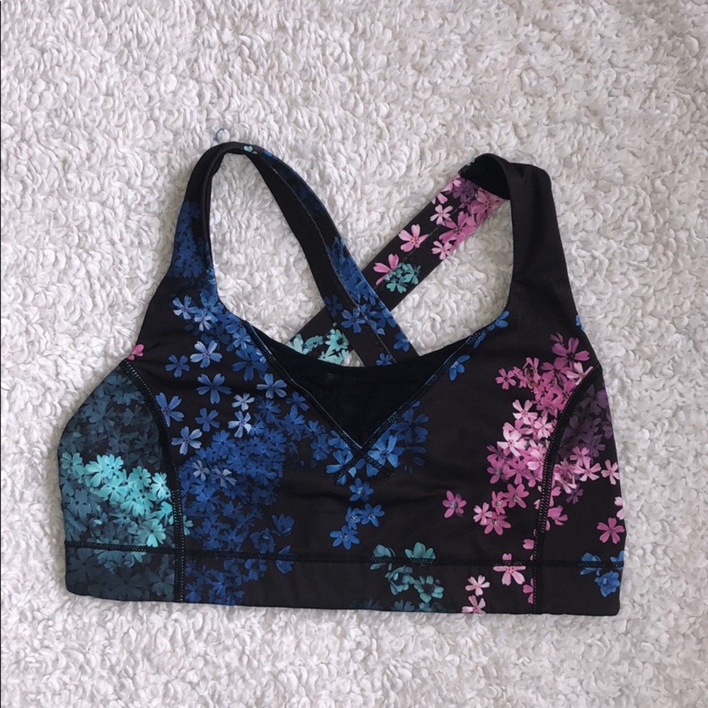 Lululemon Floral Sports Bra